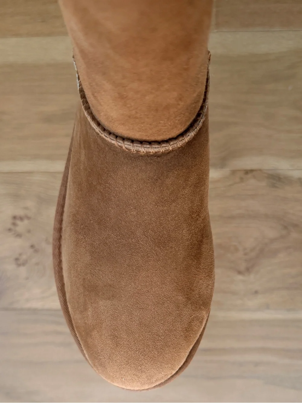 UGG Classic Tall II Shearling Boots Chestnut Brown Cozy Winter Wms 8 Like New